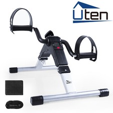 Uten LCD Mini Heimtrainer Pedaltrainer Klappbar Fitnessbike Arm und Beintrainer