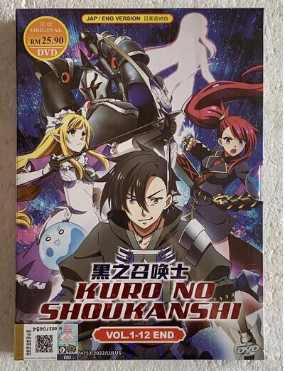 DVD Anime Kuro No Shoukanshi (Black Summoner) Vol.1-12 End English