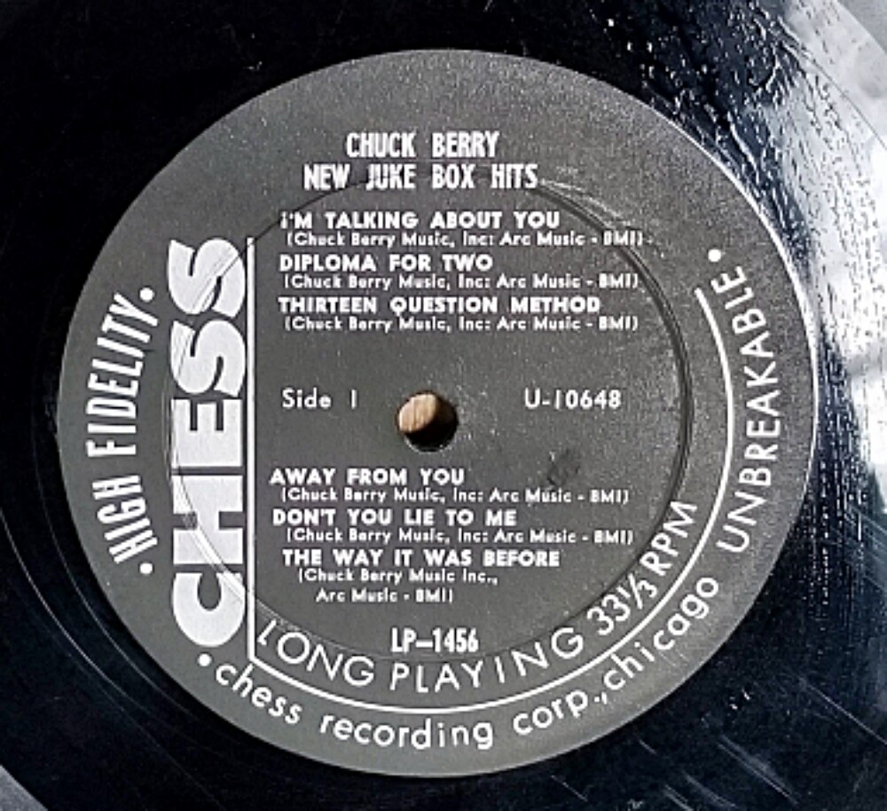 Chuck Berry New Juke Box Hits Chess 1456 LP | eBay