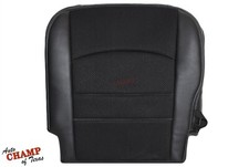 For 2017 2018 Dodge Ram Sport-driver Bottom Clothleather Seat Cover Black