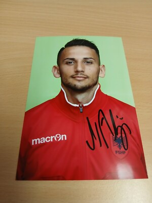 Signiertes Foto Naser Aliji Albanien NEU (2)
