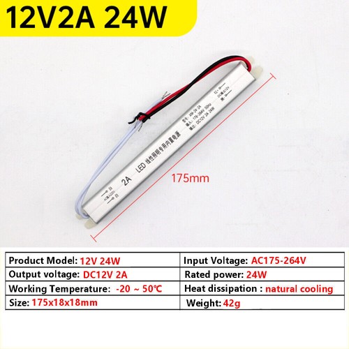 DC 12V 24V Lighting Transformer Power Supply Driver for LED Strip 18W - 500W - Picture 7 of 40