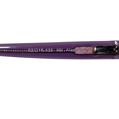 Lilly Pulitzer Alexi HV púrpura 52x16 135 solo marco anteojos y estuche con cubierta - Imagen 5 de 9