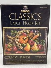 CARON LATCH HOOK KIT COUNTRY HARVEST 20x30" CC0105