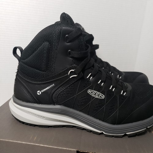 Keen Vista Energy Mid Womens 9.5 Work Boots Slip Resistant Carbon Toe 1025220M - Picture 2 of 12