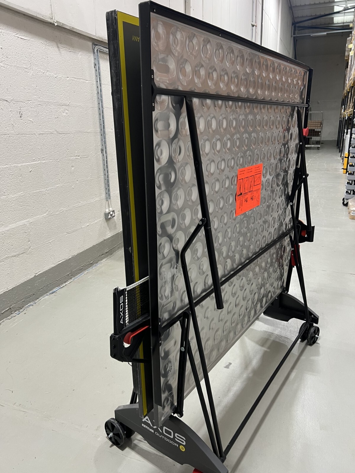 Kettler Axos Table Tennis Table Outdoor 3 in Grey/Yellow SEE