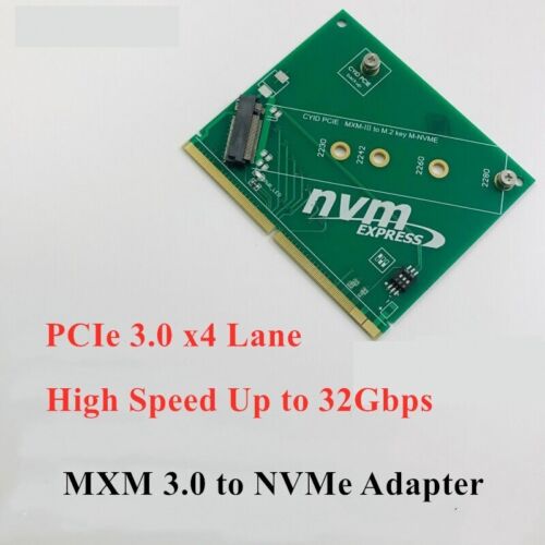 New MXM 3.0 Graphics Card Slot to M.2 NGFF NVMe SSD Adapter Card For Laptop - Afbeelding 1 van 6