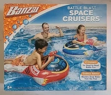 NEW Banzai Battle Blast - Space Cruisers Draw Water From Pool