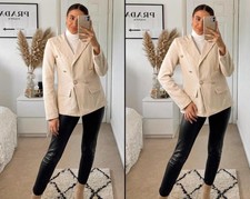 Structured Blazer With Button Detail