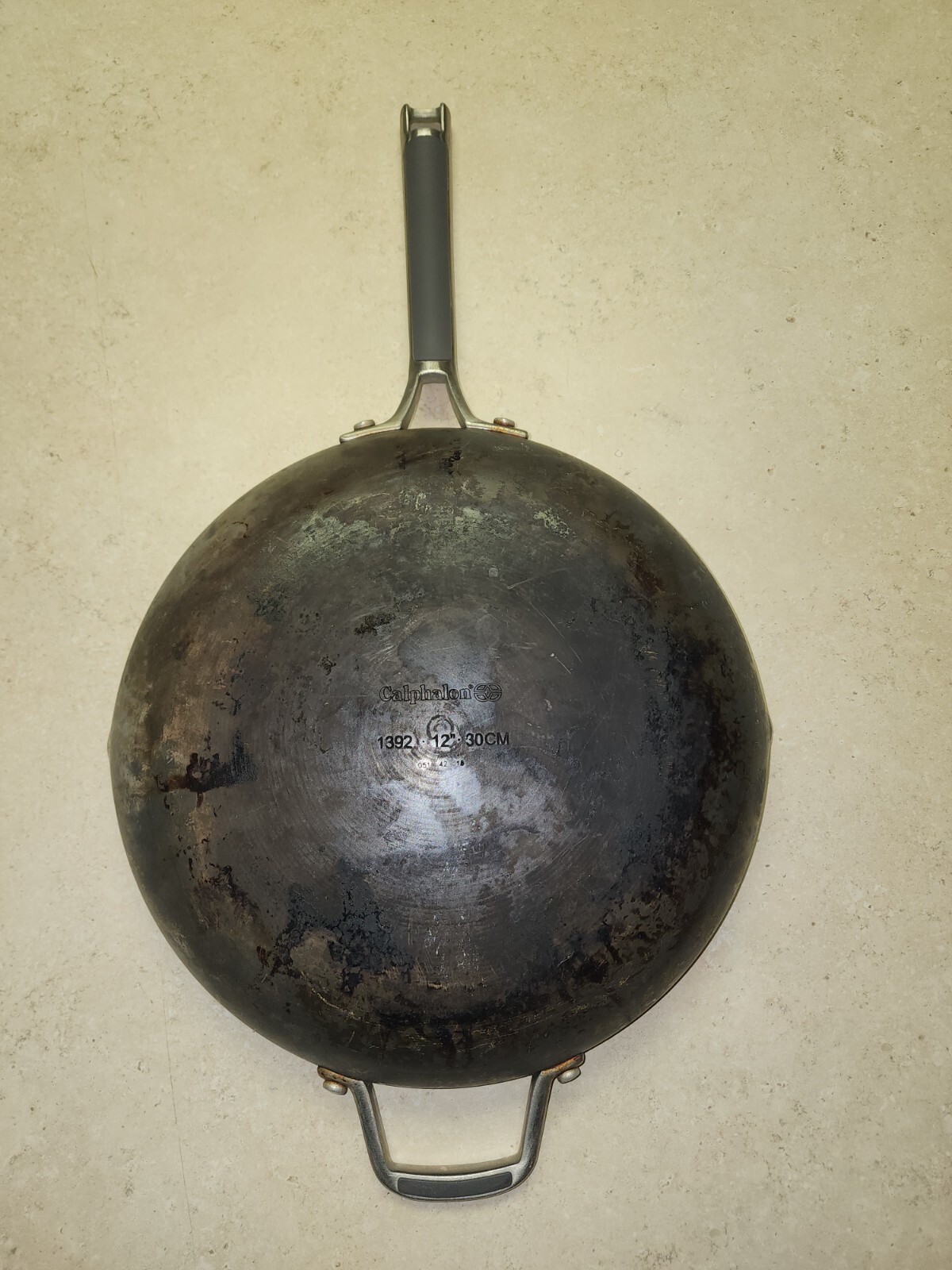 Simply Calphalon Skillet Omelet Frying Pan 12" Aluminum Nonstick Gray Dual Spout eBay