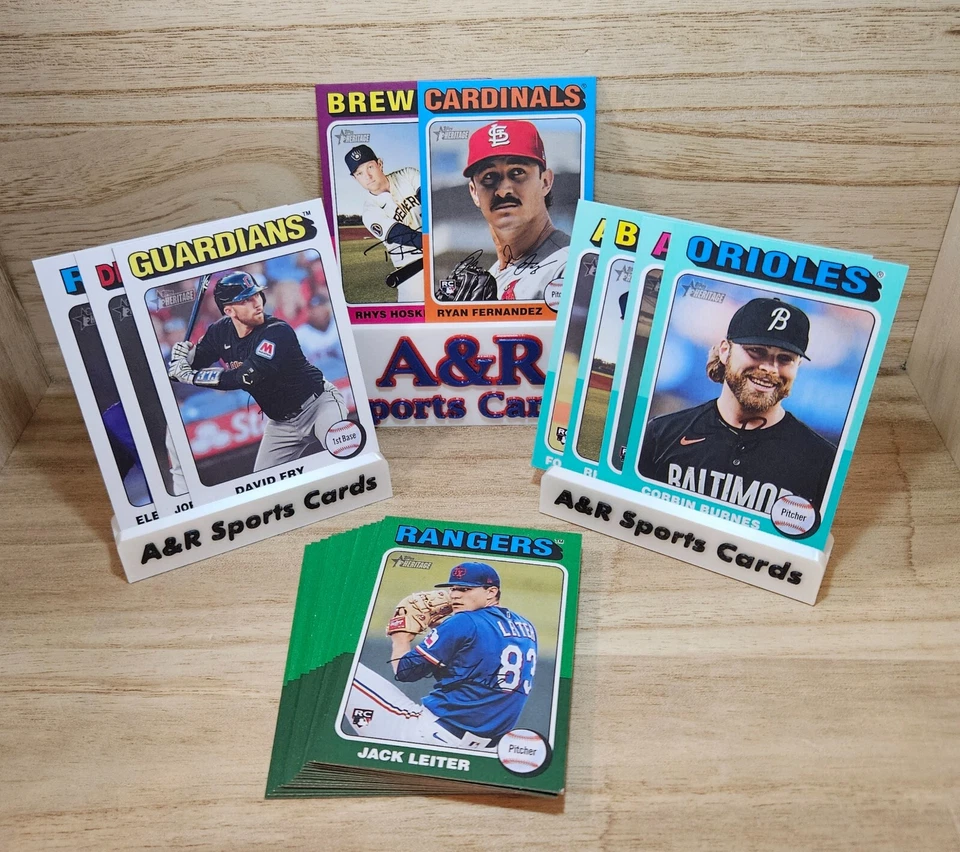 2024 Topps Heritage High Number Parallels -Green, White, Aqua & Mini's- You Pick - Image 1 of 1