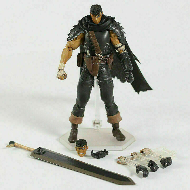 Berserk Guts Black Swordsman ver. Figma 359 PVC Action