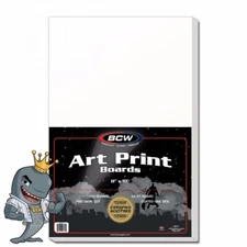 BCW 11x17 Art Print Backing Boards 100ct FREE SHIP