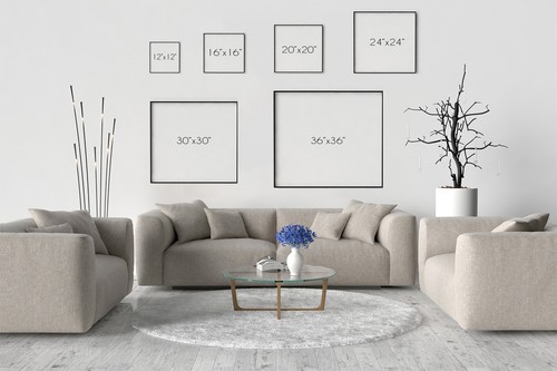 Bellissimo dipinto ad olio fiori bianchi blu pastello stile stampa su tela arte - Foto 10 di 10