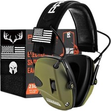 Electronic Ear Protection for Shooting with 4X Sound Amplification Hearing Muffs
