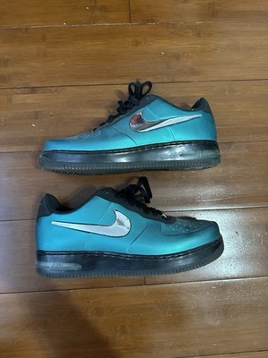 Size 9.5M - Nike Air Force 1 Foamposite Pro Low Sea Green Black
