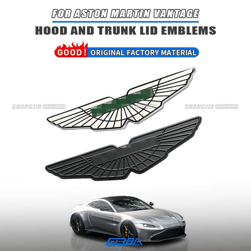 For Aston Martin New Vantage Hood Bonnet/Boot Badge 14CM KY63-407A74-AA
