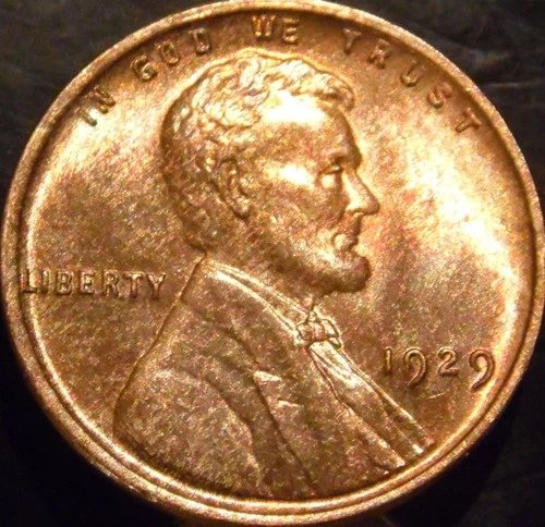 1929-P Lincoln Cent Gem BU Red/Brown Original