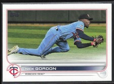 2022 Topps Nick Gordon Minnesota Twins #598