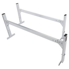 400lb Tough Roof Ladder Rack 51.2to81.1in Aluminum Van Gutter Mount