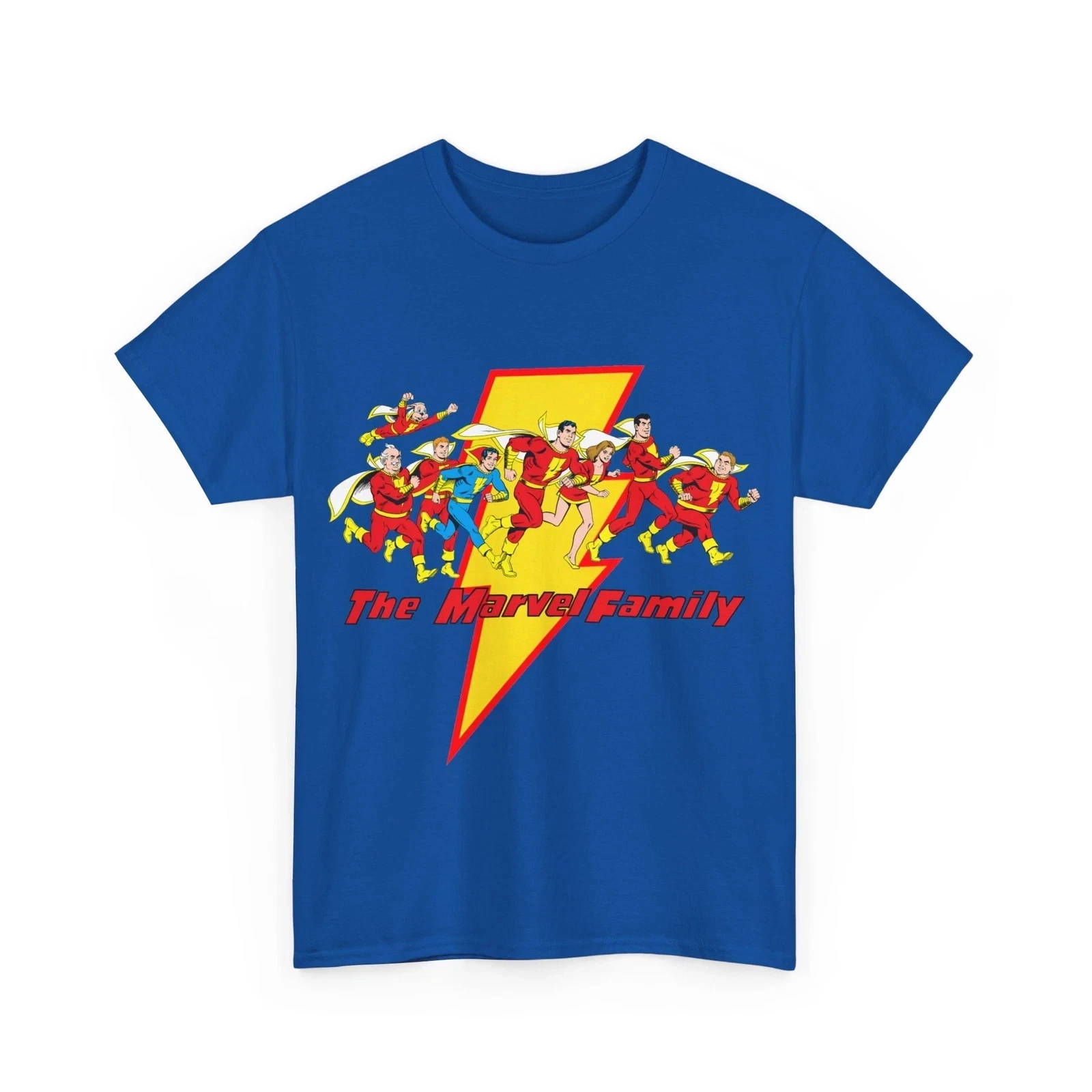 Marvel Family T-Shirt - Shazam - DC Comics - Mary Marvel, Hoppy the Marvel Bunny