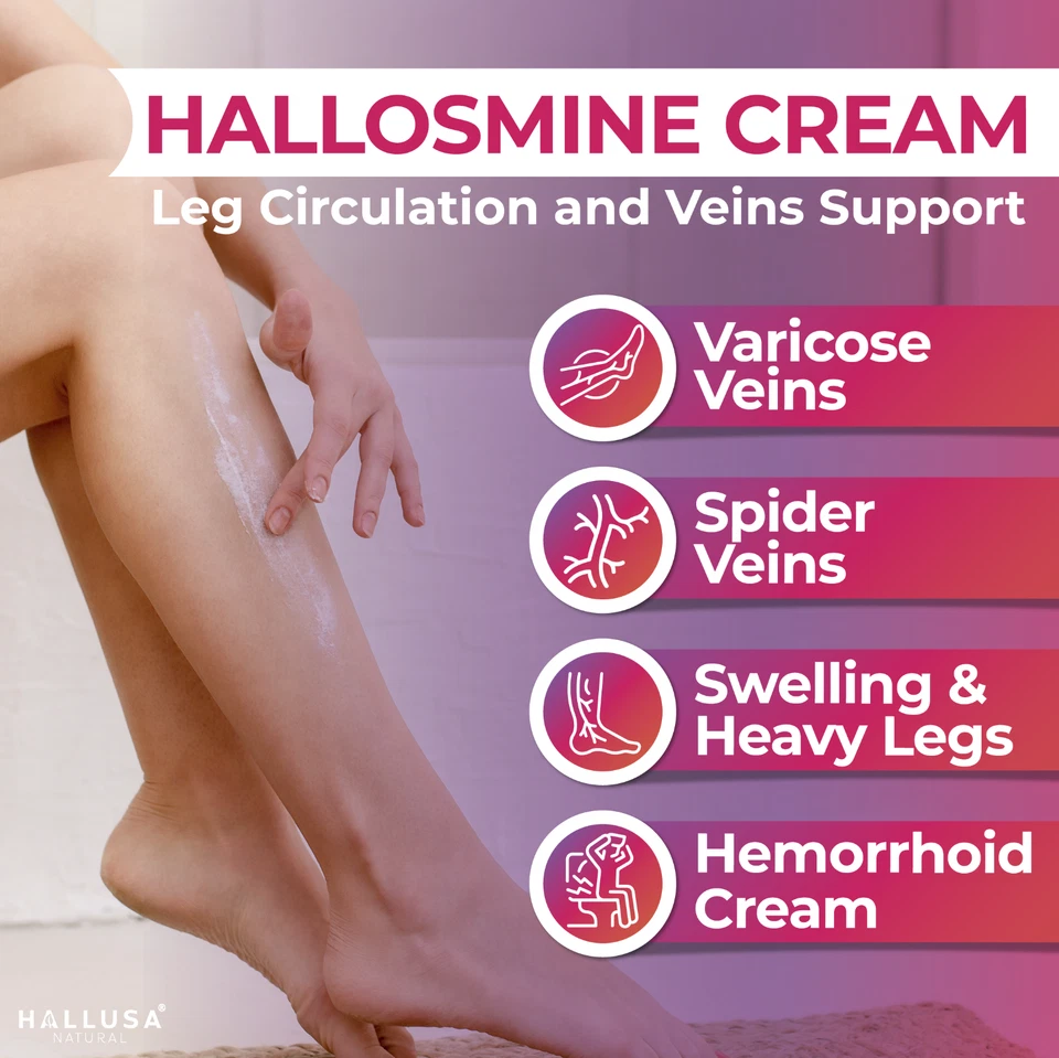 Varicose Veins Treatment for Legs | Varicose Veins Cream for Pain Relief | 4oz - Image 3 of 4
