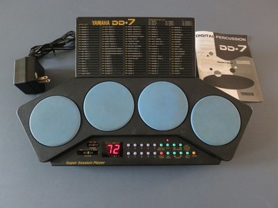 Yamaha DD-7 Digital Drum Machine w/ AC Adapter - Used Tested Working