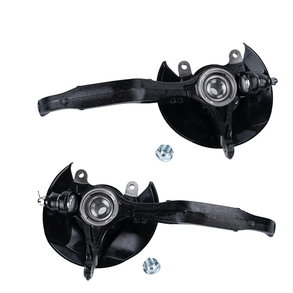 Set of 2 Front Steering Knuckle Assembly Set For 10-2015 Honda Accord Crosstour Foto 3 de 4