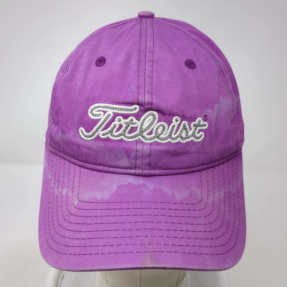 Sombrero Titleist con tirantes púrpura talla única ajustable bordado al aire libre Foto 2 de 4