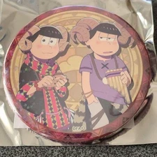 Osomatsu-san Combi Can Badge Collection Ichimatsu Todomatsu Hologram HMV