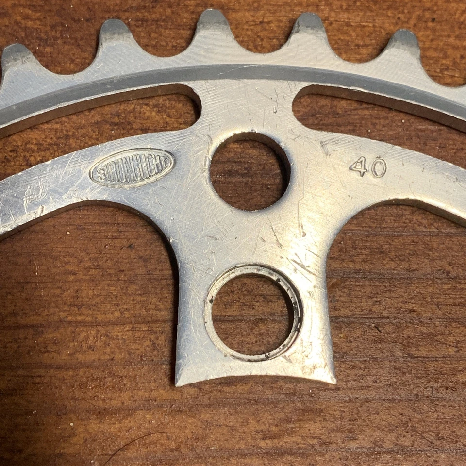 Vintage STRONGLIGHT 40t x 86mm BCD Chainring VGC France!!! - Image 2 of 4
