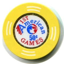 50¢ Oneida Casino Chip - 1st American Games - Green Bay, Wisconsin