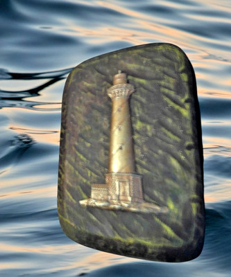Lighthouse brick mold concrete plaster cement plastic paving mold 9'' x 6'' X 2''