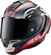 ALPINESTARS 8200224-1383-L Supertech R10 Helmet - Team - Matte Black/Carbon Red