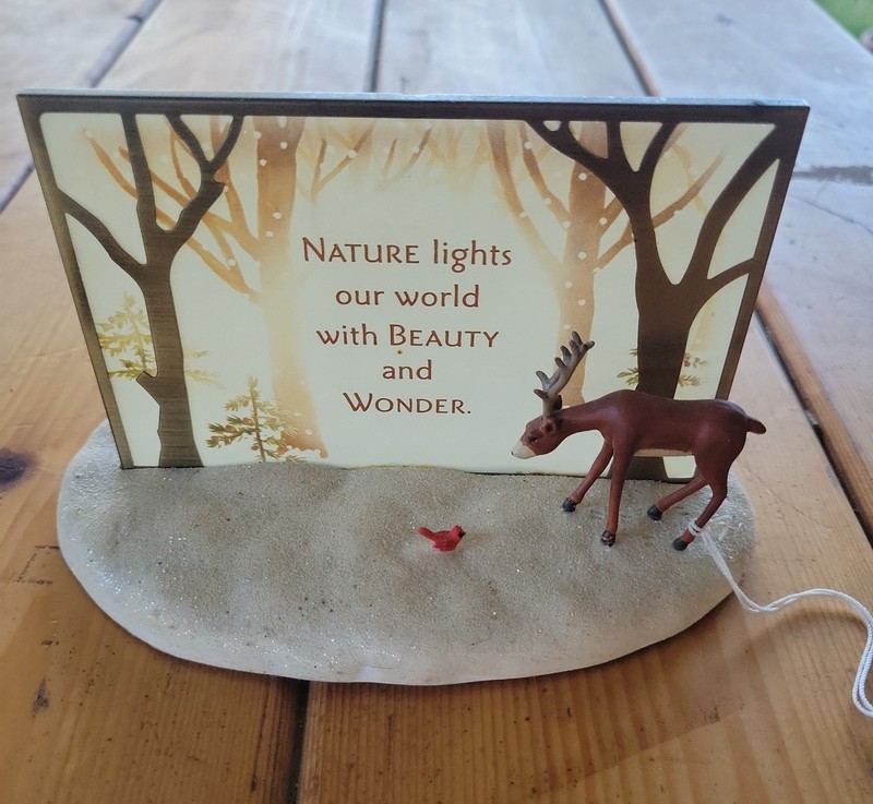 Hallmark Tea Light Snow Scene Keepsake