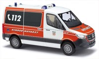 Busch 53465 - 1/87 / H0 Mb Sprinter 2018 Kurz Hochdach Rd Dortmund Kinder Nef
