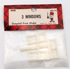 Campbell Scale Models 936-75 3-Windows