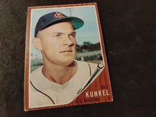 1962 Topps #147 Bill Kunkel Kansas City Athletics Baseball Card VG-EX