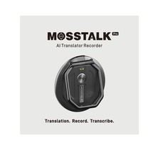 MOSSTALK Pro AI Translator Recorder 140 Languages Magnetic 5-in-1 Smart Device