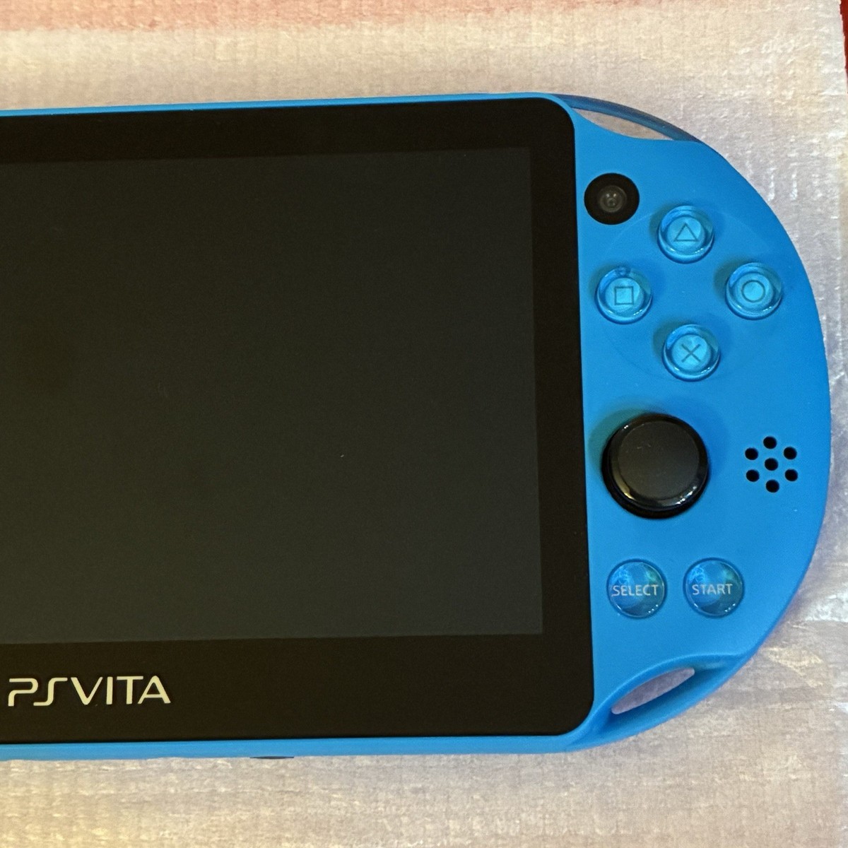 Sony PlayStation PS Vita 2000 (Light Blue / White) Console CIB