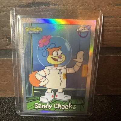 2025 Topps Chrome SpongeBob Refractors 27, 45, MM-7
