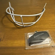 Easton Universal Gray Baseball Softball Mask With Chin Strap NEW Open