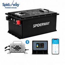 48V 105Ah LiFePO4 Lithium Golf Cart Battery 200A BMS 6000 Cycle Warranty 10 Year
