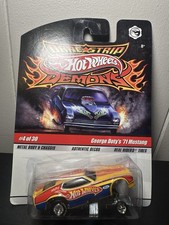 Hot Wheels Drag Strip Demons George Dotys 71 Mustang 1971 Ford Funny Car 4 Rr