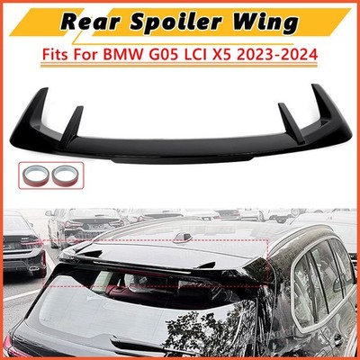 MP Style Fits 2019-23 BMW G05 X5 M-Sport Glossy Black Rear Roof Spoiler Lip Wing