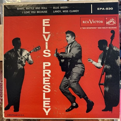 Two Elvis Presley EPs Self Titled 45 EP EPA-830 & The Real Elvis 45 EP EPA-940