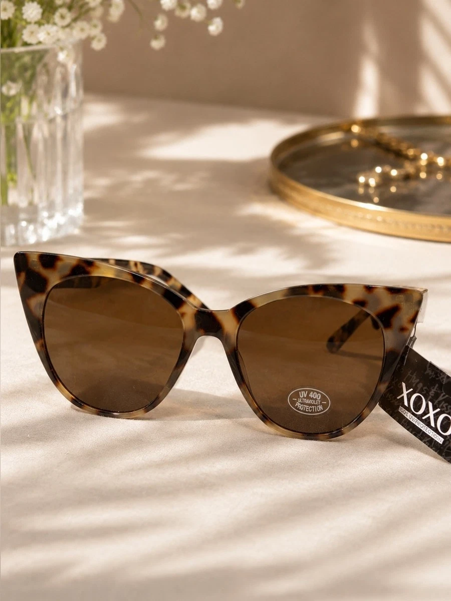 XOXO Women\'s Oversized Cat Eye Sunglasses XOXO Sunglasses Frame BFF Jet Women main image 2