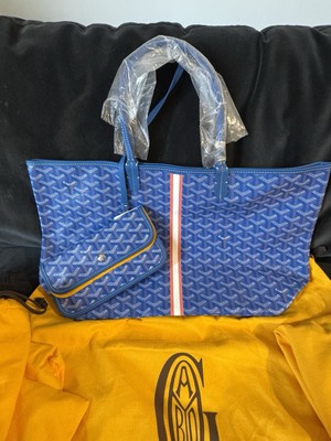 Goyard Saint Louis PM Bleu New Tags 1000% Authentic Receipt Limited Edition Pink