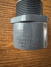 Spears 1-1/4  Male Adapter SCH80 NSF-pw D2467 PVCI U.S.A. 836-012