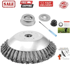 8 Inch Unbreakable Wired Trimmer Blade, Steel Wire Cutter Trimmer Head, Wire ...